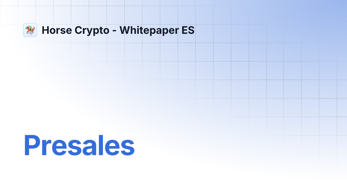presales-horse-crypto-whitepaper-es